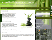 Tablet Screenshot of access-health-center.com